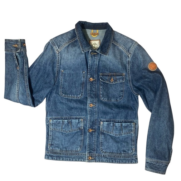 Timberland Other - Timberland Utility Denim Chore Jacket S | Vintage Workwear Style